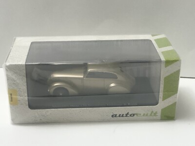 Mercedes 170S Erdmann & Rossi 1933 - Miniature AutoCult 1/43, Résine Or, ATC04040