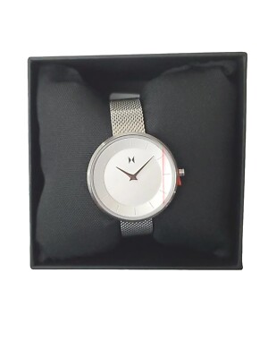 MVMT Womens Quartz Watch Stainless Steel Mesh Band Analog Minimalist DFB01S