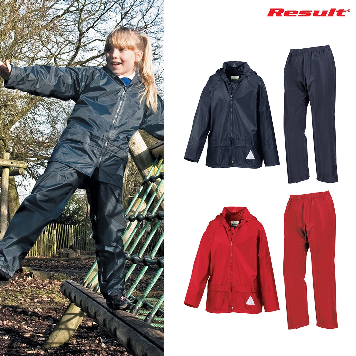 Result waterproof shop jacket trouser suit