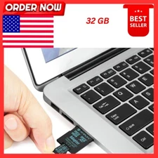 32GB MicroSD Card, Amplim 2 Pack Micro SD Memory Plus Adapter, Extreme High Spee