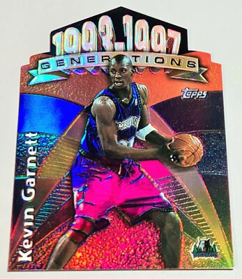 Kevin Garnett # G23 Refraktor 1993 - 1997 Generations 1997-98 Topps Mint Vintage - Bild 1 von 4