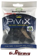 18 Softspikes PiViX Fast Twist 3.0 Golf Cleats Spikes - GRAY