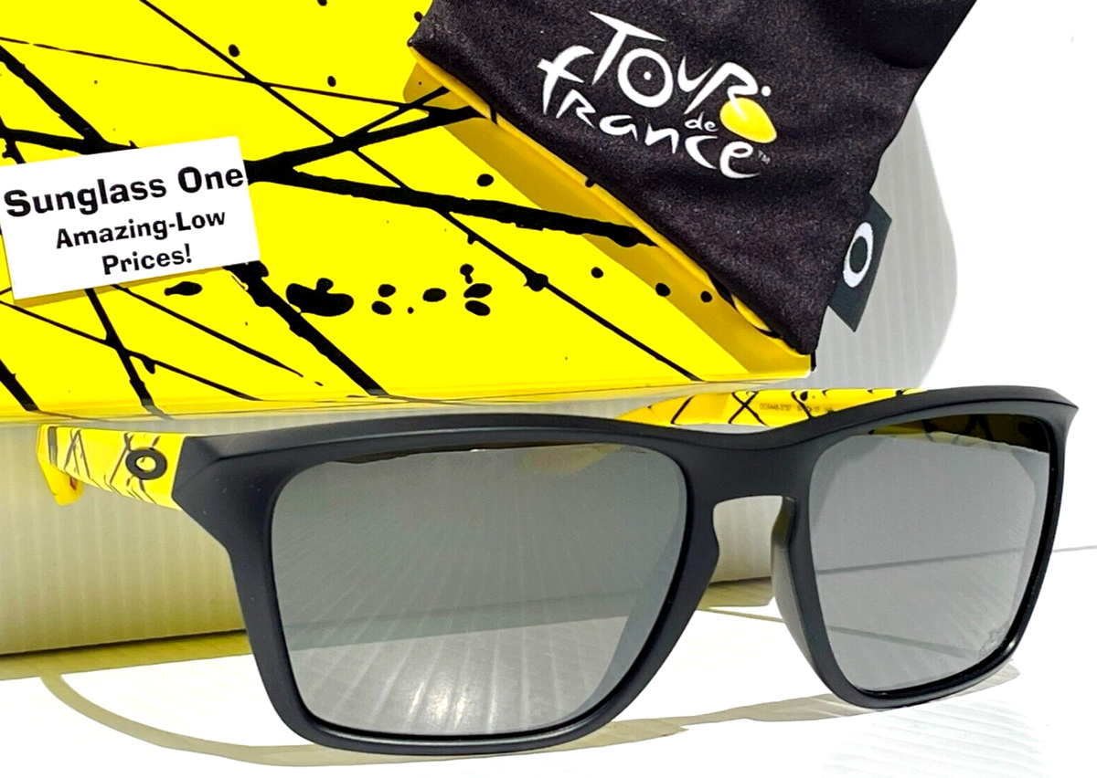Oakley SYLAS Tour De France Matte Black Yellow PRIZM Black Lens