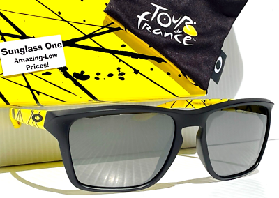 Oakley SYLAS Tour De France Matte Black Yellow PRIZM Black Lens