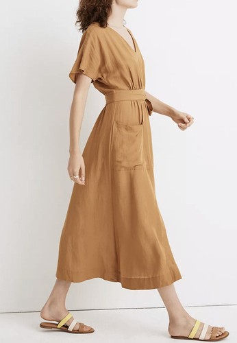 MADEWELL 00 Linen-Blend Dolman-Sleeve 
