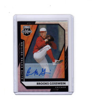 2021 Elite Extra Edition Autographs Brooks Gosswein Auto