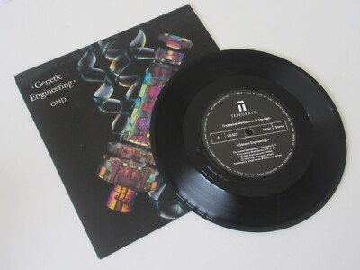 OMD- Genetic Engineering b/w 4-Neu 7'' Vinyl Single 1983 Virgin VS527