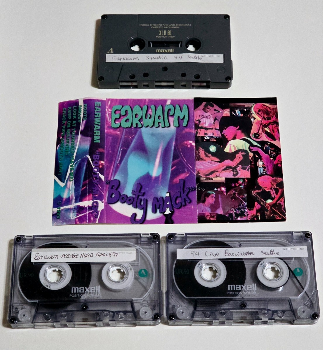 EARWARM 3 STUDIO DEMO CASSETTE TAPE FUNK ALTERNATIVE ROCK RAP SKA