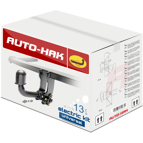 Detachable Tow Bar + universal Electrics for Kia Sportage 07.201809.