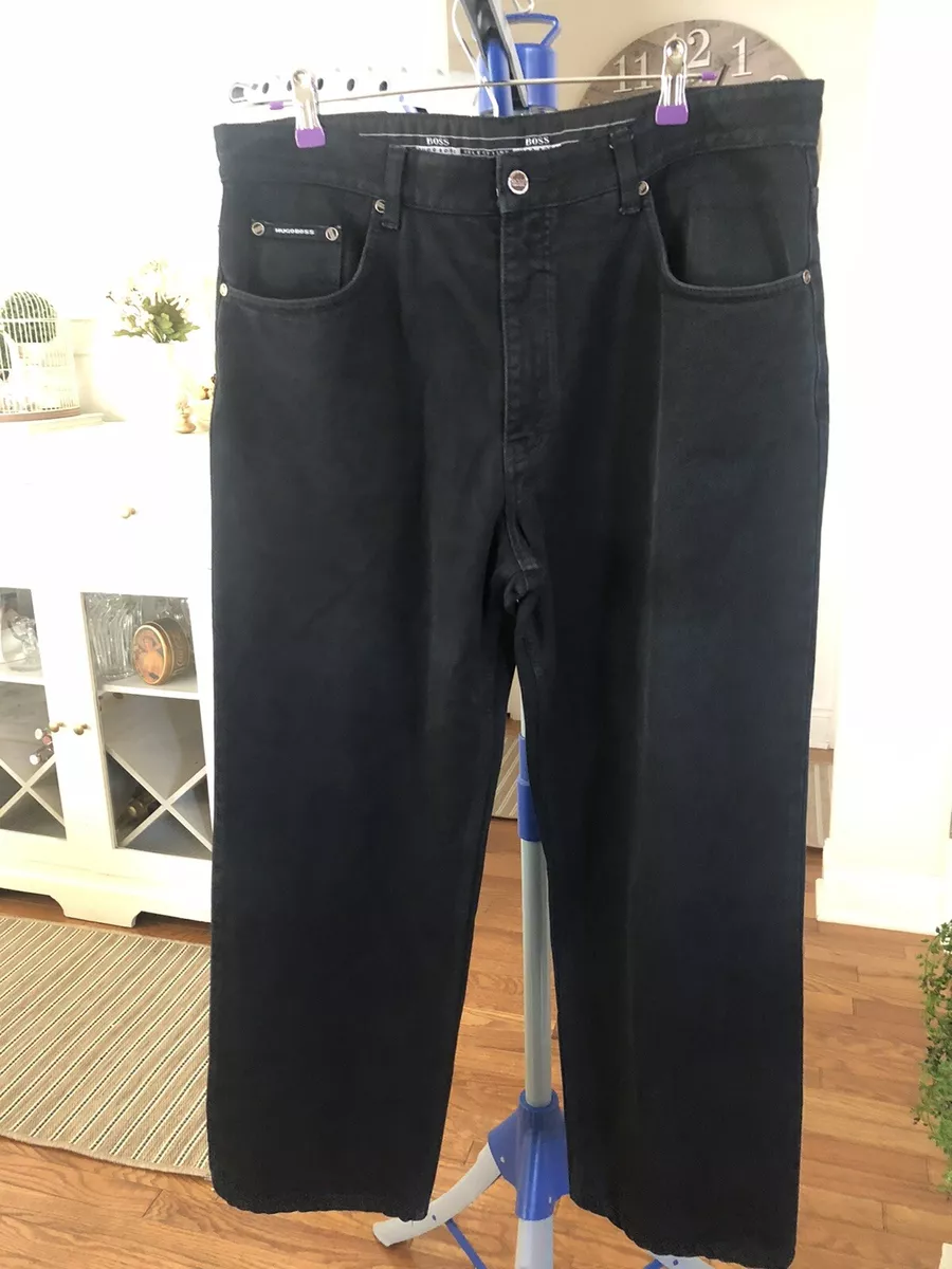 Hugo Boss Alabama Black 5 Pocket Trousers Jeans Size 38W 34L eBay