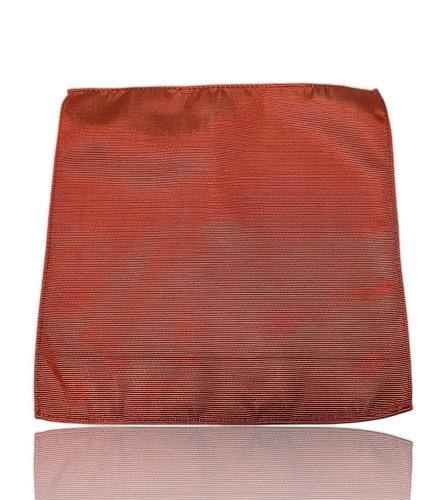 Nwot 9" X 9" Satin/Woven Pocket Square Bronze, Solid. - Picture 2 of 5