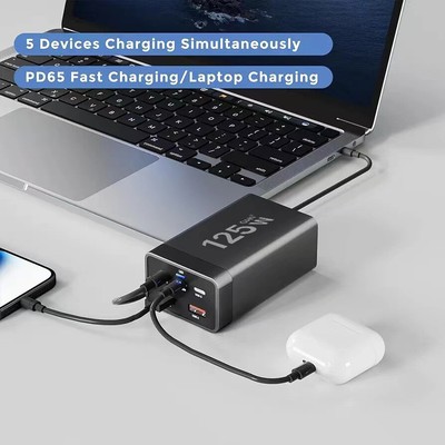 Laptop 120W 50W GaN USB C Ladegerä Schnell Ladestation Netzteil Für iPhone DHL