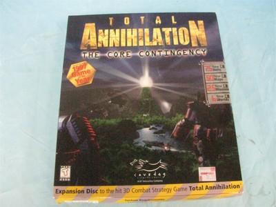 Total Annihilation The Core Contingency - BIG BOX - SEALED NEW PC 1998 FREE SHIP
