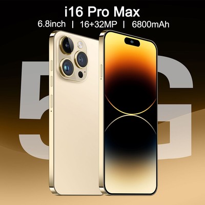 2024 i16 Pro Max 5G Unlocked Smartphone Android 128GB Dual SIM Cheap Cell Phone