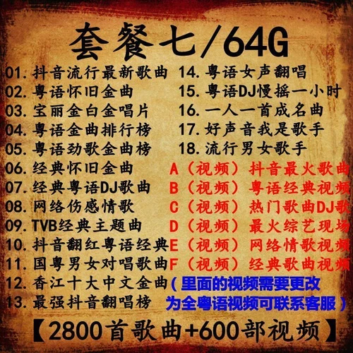 经典粤语老歌车载u盘 宝丽金一人一首成名曲无损高品质音乐优盘 - Picture 13 of 21