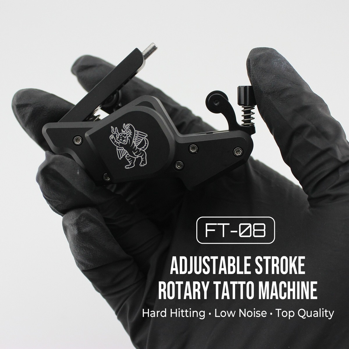 FT 08 Adjustable Stroke Rotary Tattoo Machine 3.5 3.8 4.2 FT 08 Adjustable Stroke Rotary Tattoo Machine 3.5 3.8 4.2