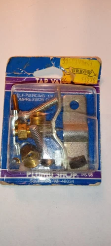 PLUMB SHOP  PS 95 Self Piercing Tapping Saddle Valve 1/4" Fits 3/8 to 1 Pipe