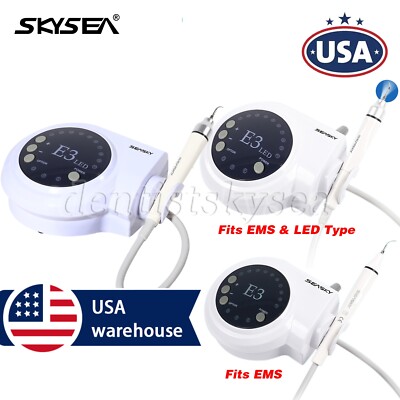 Dental LED/NO-LED Ultrasonic Piezo Scaler Handpiece Fit EMS Woodpecker EIS