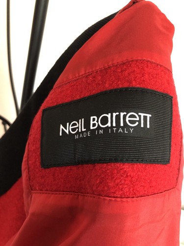 Neil Barrett Giubbotto Uomo Nuovo, Taglia M. modello No Name Logo. - Imagen 15 de 24