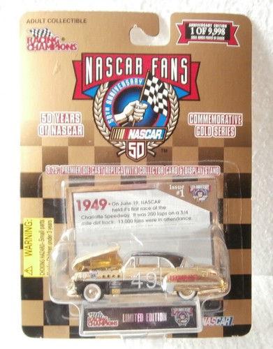 NASCAR 50th Anniversary "Nascar Fans" COMMEMORATIVE Gold *1of 9,998 (2) - Picture 3 of 51