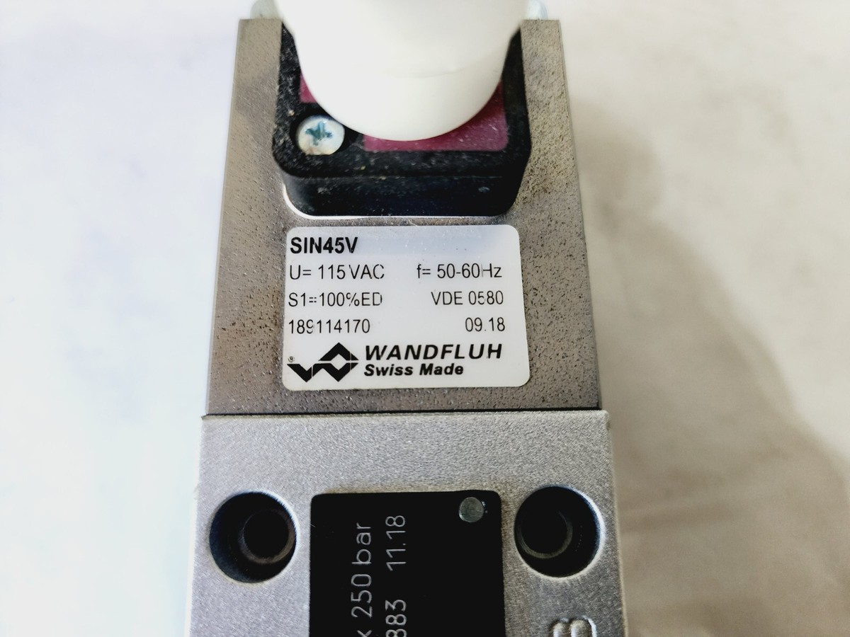 Wandfluh SIN45V, AM4Z64b Control Valve | eBay