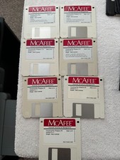 McAfee VirusScan Ver 3.04  3.1.1 for Various OS - 7 3.5" Floppies 