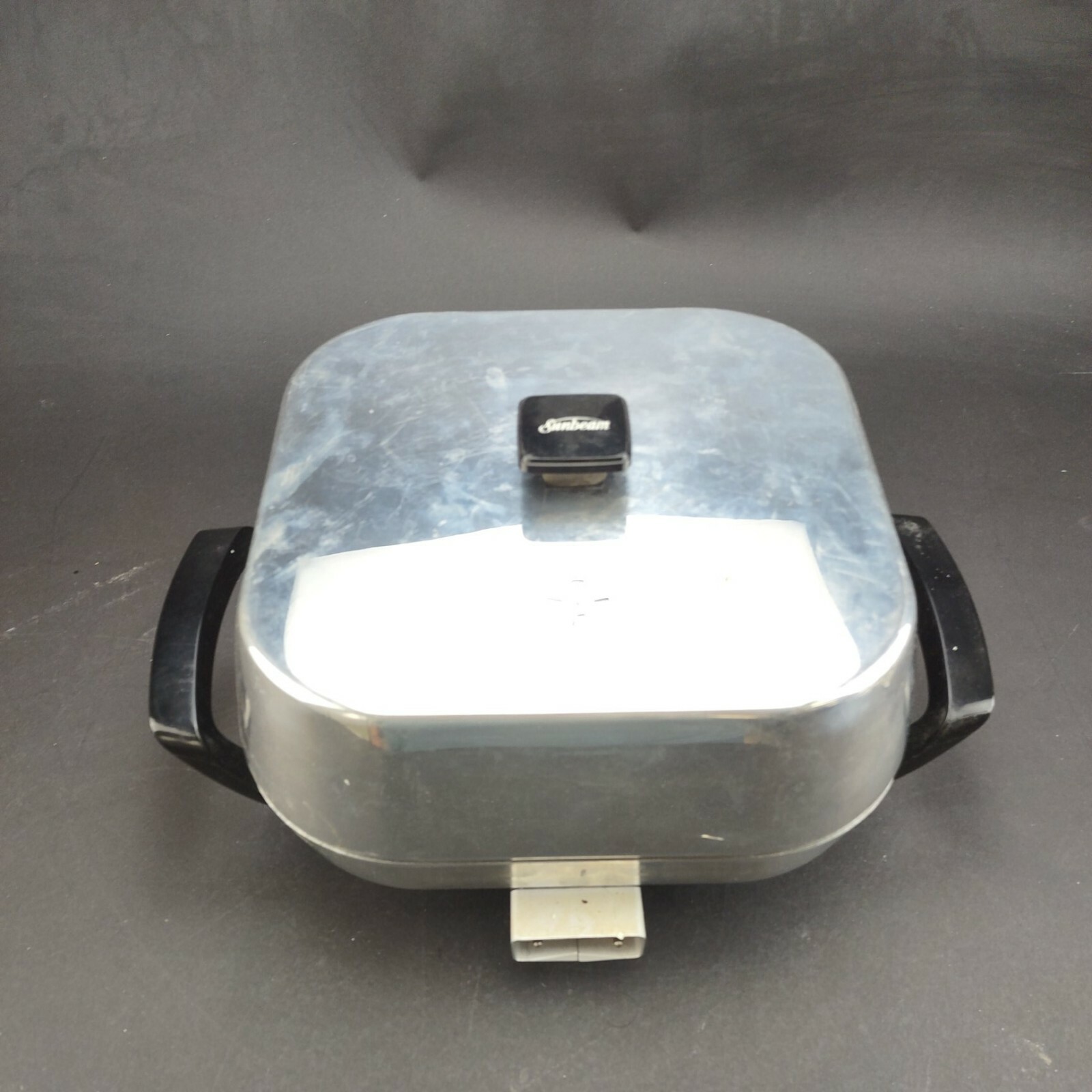 Sunbeam Electric Skillet High Dome Lid Aluminum 721C 425A USA Vntg No Cord Used eBay