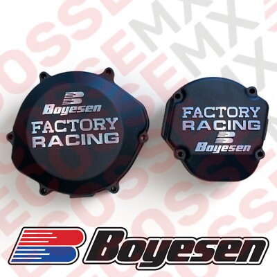 HONDA CR250 BOYESEN KUPPLUNGS- & ZÜNDDECKEL SCHWARZ 2002-2007 SC-02AB CC-02AB