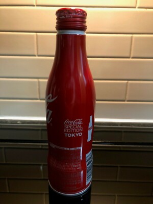 2020 Tokyo Olympics Coca Cola (Coke) Aluminum full bottle - RARE