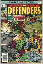 The Defenders #42 : December 1976 : Marvel Comics..