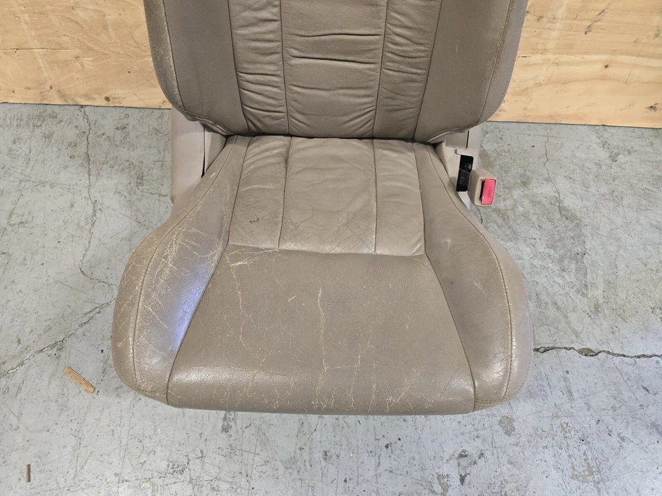 Toyota 4Runner Front Right Passenger side Seat Leather Tan 1996-2002 OEM V27 - Image 2 of 4