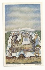 CHICAGO IL World's Fair Black Forest Village Vintage PC