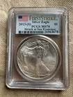 2013-(S) First Strike Silver Eagle $1 PCGS MS70 Struck at San Francisco