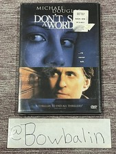 Don't Say a Word  Widescreen DVD , 2001  Michael Douglas - Brand New  Sealed