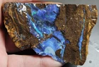 Boulder Opal Rough Specimen Blue Green Crystal Winton Lapidary 128 Gram 640 Cts