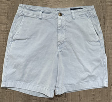 Vineyard Vines Island Shorts Men's Size 31 Light Blue Chino Cotton Blend