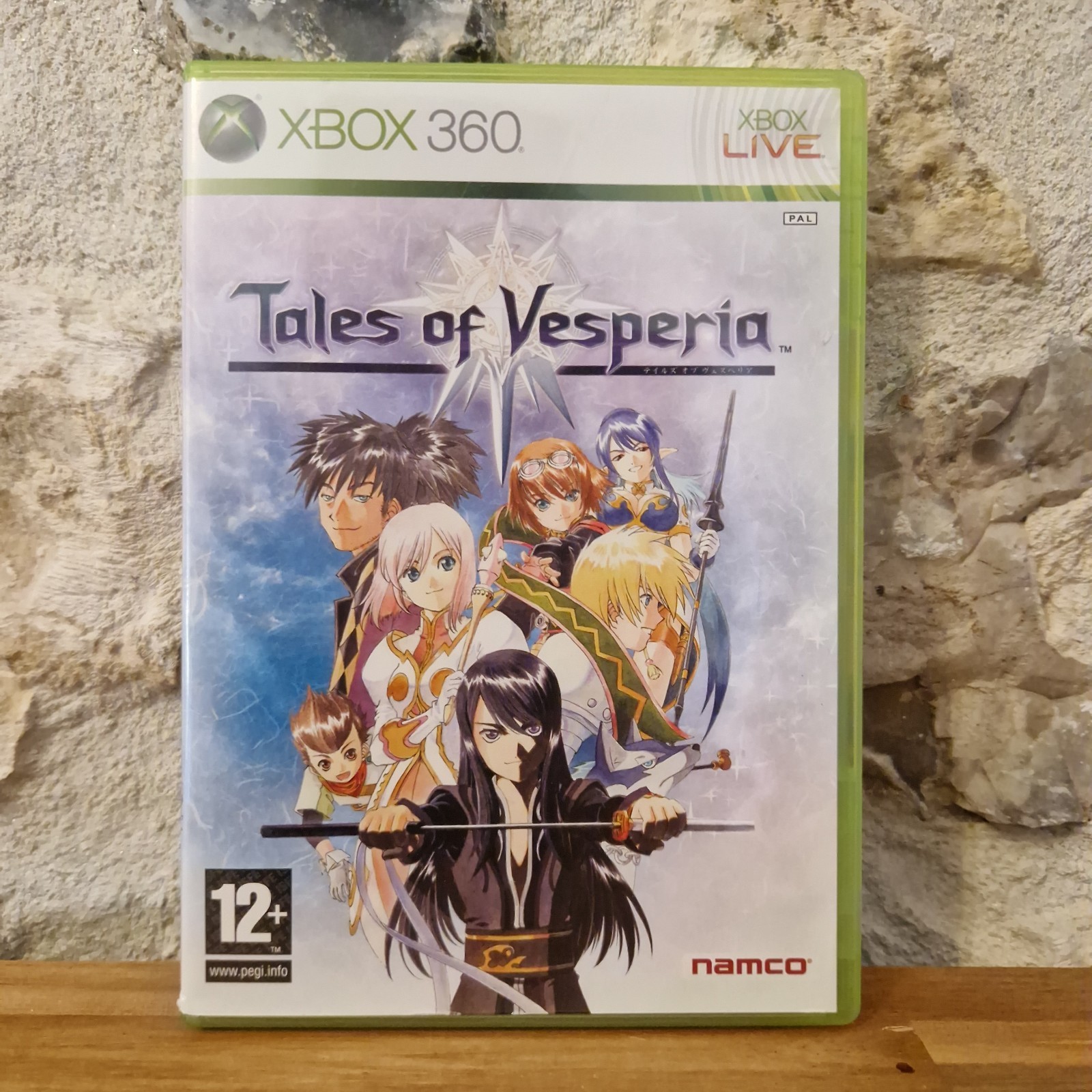 TALES OF VESPERIA XBOX 360 BOITE + NOTICE FRANCAIS SANS JEU MICROSOFT TBE