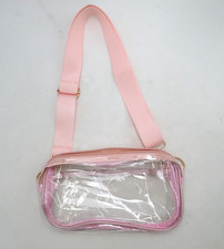 Clear Crossbody Bag,Stadium Approved Small See Through Purse Shoulder Strap