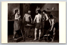Postcard | Real Photo Apollo In The Forge Of Vulcan By Diego Velazquez