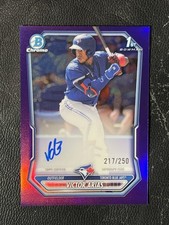 VICTOR ARIAS Bowman Chrome 2026 Purple Refractor /250 Auto