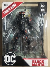 McFarlane Toys Black Manta Page Punchers Action Figure with Comic Book