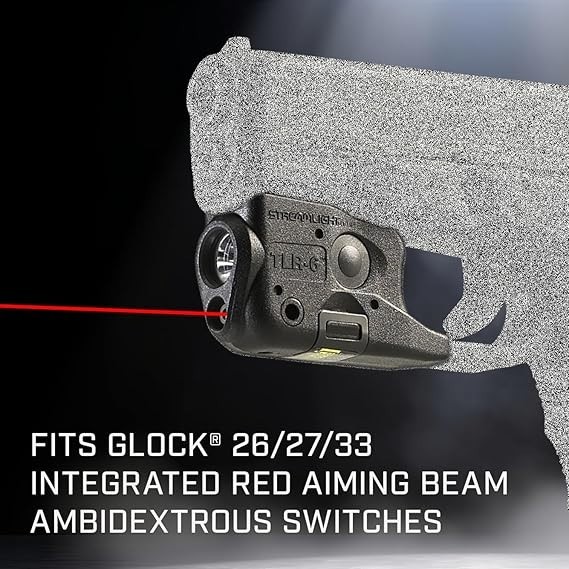 Streamlight TLR-6 Weapon Light with Laser for Glock 26/27 - 69272