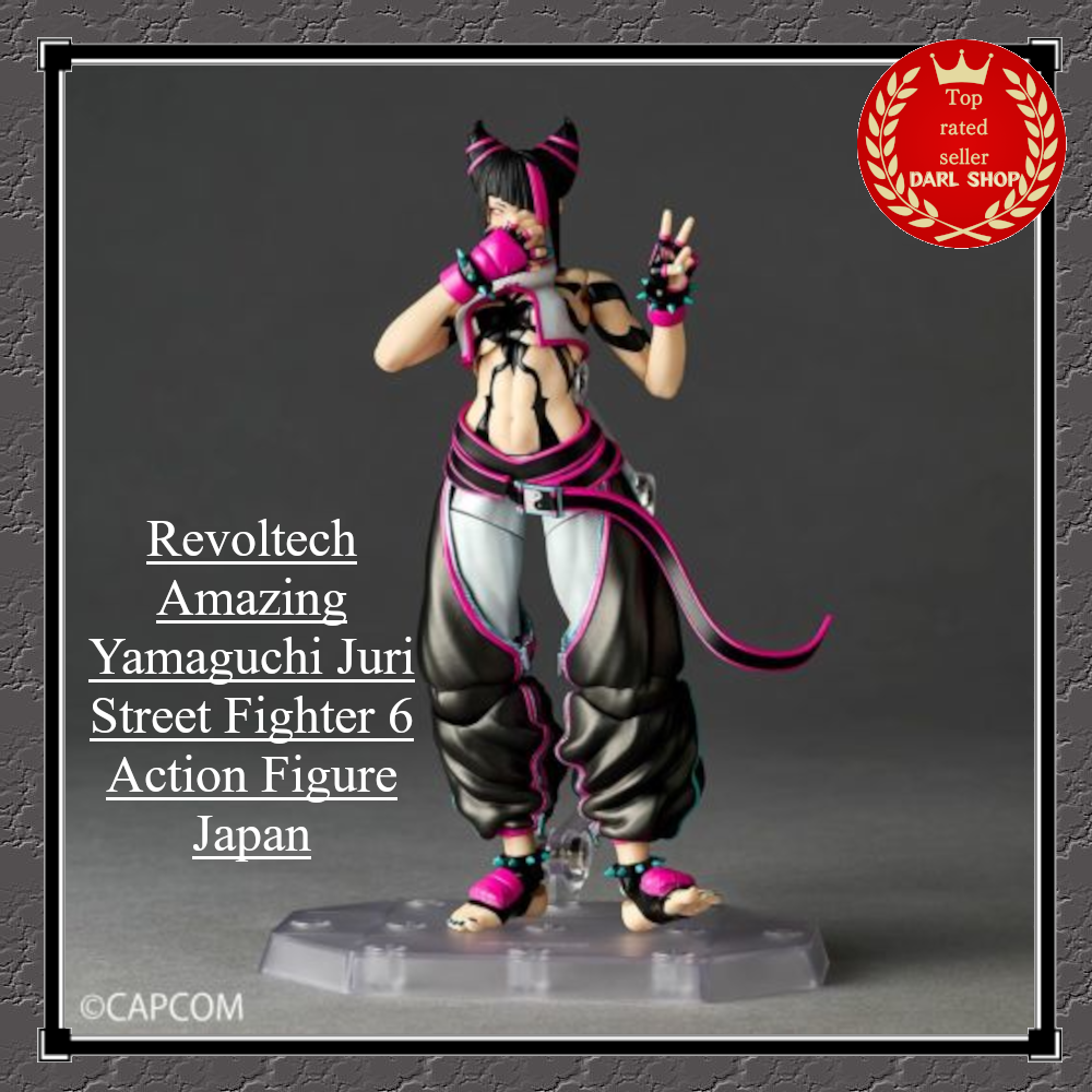 Revoltech Amazing Yamaguchi Juri Street Fighter 6 Action Figure