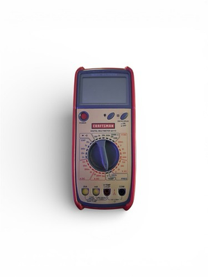 #ad VTG Craftsman Manual Ranging DIGITAL Multimeter with leather case and manual. $35.50