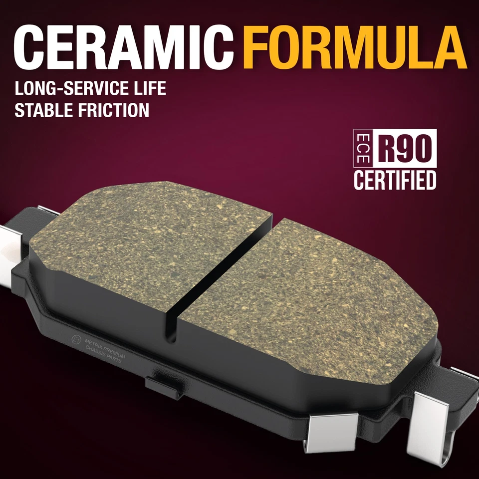 Conjunto de pastilhas de freio a disco traseiras de cerâmica para 2013-2015 Mazda CX-5 2016-2018 Mazda CX-3 - Imagem 4 de 4