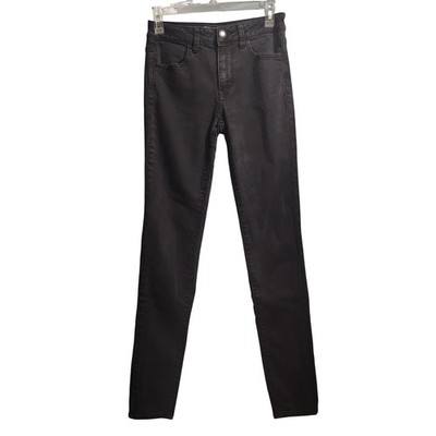 American Eagle Outfitters Kids Black Super Stretch Skinny Jeans Size 4 Long