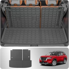 Cargo Mat Compatible with 2022-2025 2026 Nissan Pathfinder Trunk Mat Cargo Liner