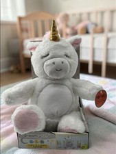 New DreamGro Unicorn Baby Light  Lullaby Soother - Musical Tummy Glow Plush HTF