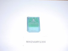 Official CLEAR BLUE SONY MEMORY CARD model SCPH-1020 for Playstation PS1 system