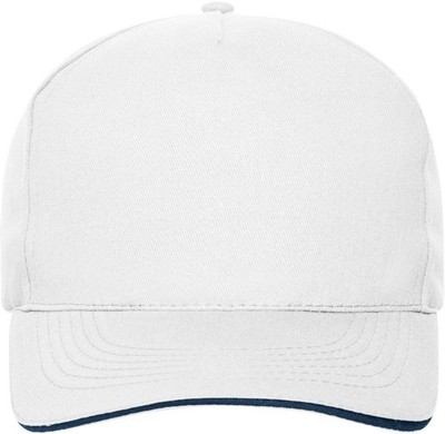 5 Panel Sandwich Cap Bio Cotton 5 Panel Cap mit ungebürstete | MB6238